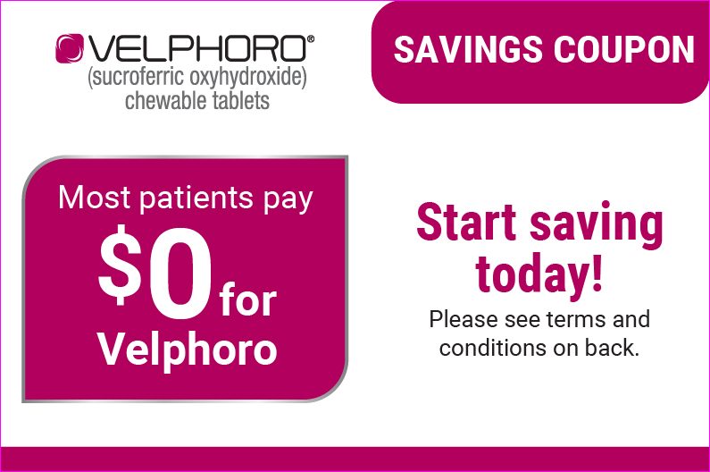 Save with the Velphoro CoPay Savings Coupon