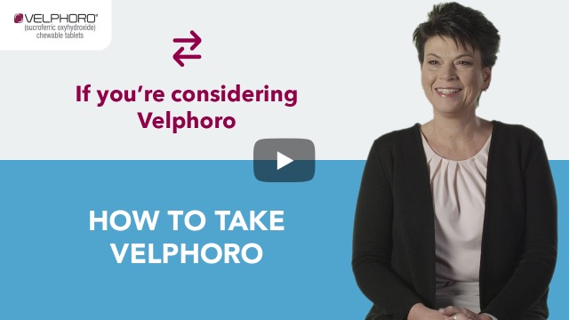 Renal dietitian explains how to take Velphoro