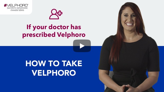 Renal dietitian explains how to take Velphoro